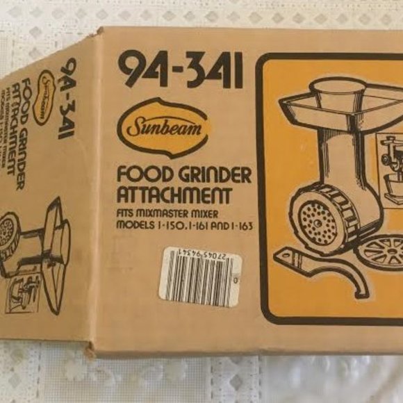 Sunbeam MIXMASTER Food Grinder Attachment 94-341 - Picture 4 of 4